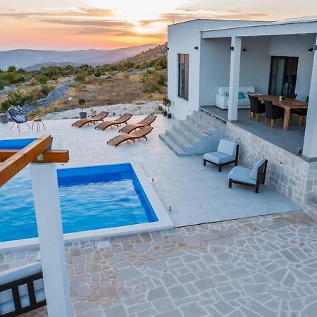 Villa Zlatno Sunce In The Hills Near Trogir Vrsine Ngoại thất bức ảnh