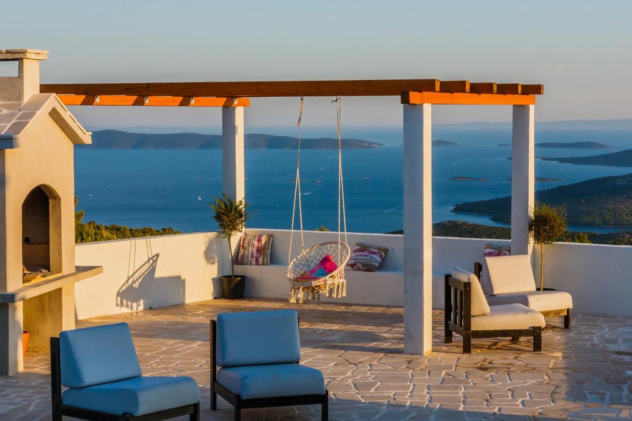 Villa Zlatno Sunce In The Hills Near Trogir Vrsine Ngoại thất bức ảnh