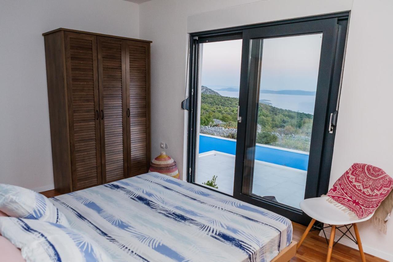 Villa Zlatno Sunce In The Hills Near Trogir Vrsine Ngoại thất bức ảnh